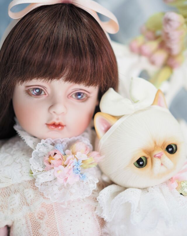 .
#春の少女 #人形と絵の春展3/15-21 #創作人形 #オールビスクドール #球体関節人形 #少女 #猫ちゃん #猫 #人形 #bisquedoll #doll #cat #bolljointeddoll #dollstagram #uncreerアンクレール