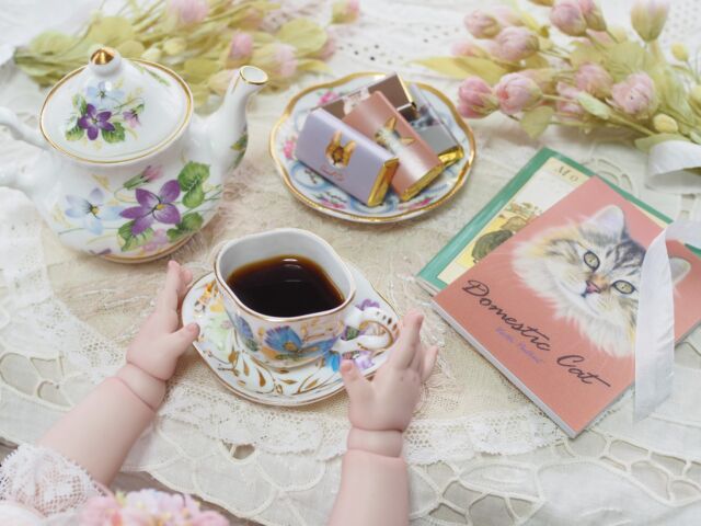 .
コーヒータイム♡

#コーヒータイム #ミニチュア #ビスクドール #球体関節人形 #創作人形 #布花 #coffeetime #coffee #miniature #doll #bolljointeddoll #dollstagram #uncreerアンクレール